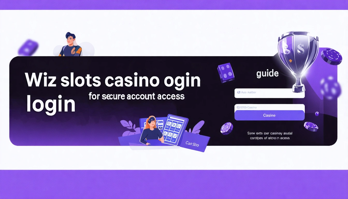 Wiz slots casino login guide for secure account access